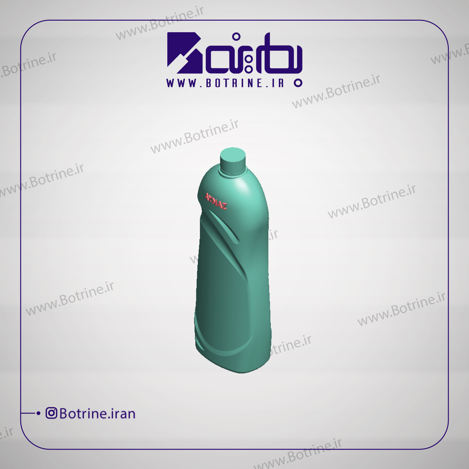 قالب بطری 880 سی سی دهانه 27